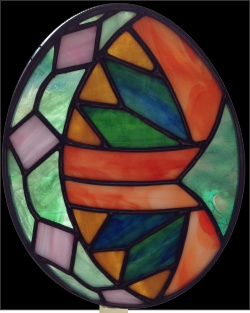 bridget oconnor stained glass panel