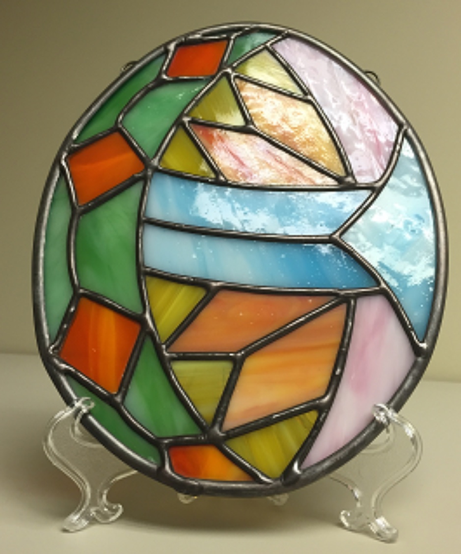 bridget oconnor stained glass panel