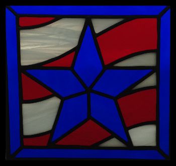 stained glass flag patterns
