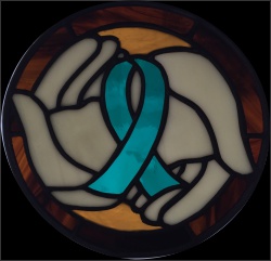 bridget oconnor stained glass panel