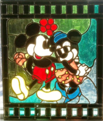 stained glass panel cathy nielsen