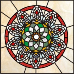 stained glass patterns custom