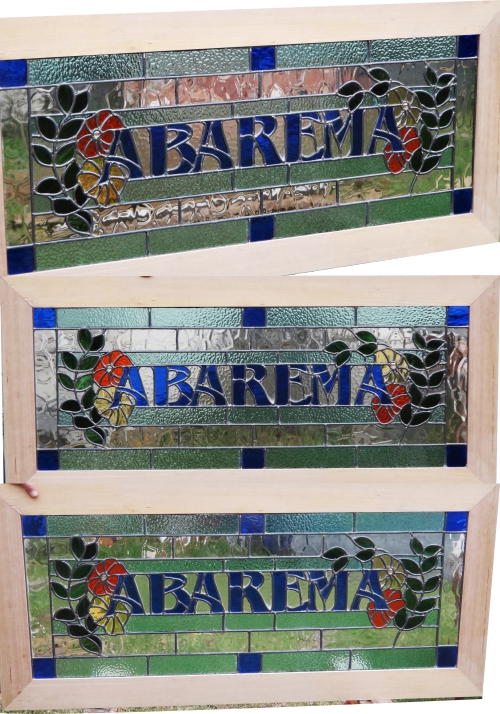 patterns for transoms words logos and business names