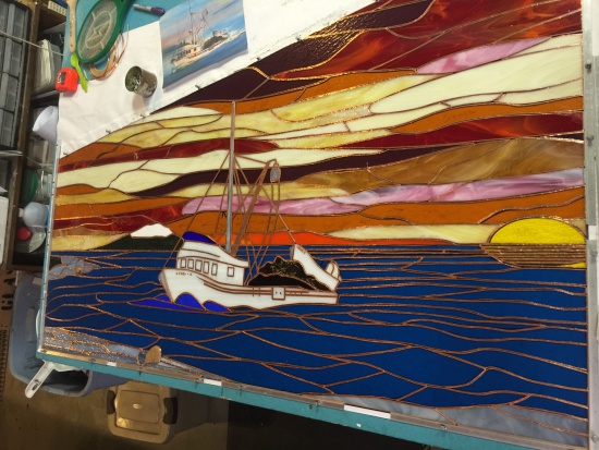 custom transom for kitchen