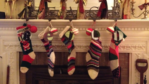 ornaments and stocking by pastorgriz