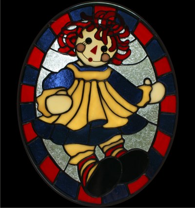 raggedy ann stained glass nancy hieronimus