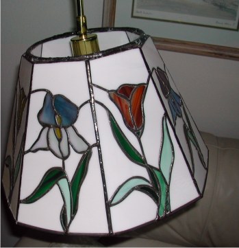 ray hartinger stained glass lamp