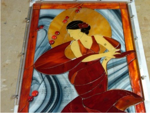 stained glass by rebecca lewis