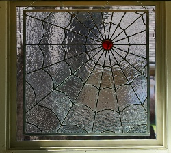 spider webs stained glass patterns
