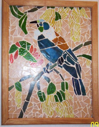 tui in kowhai tree by roy avery