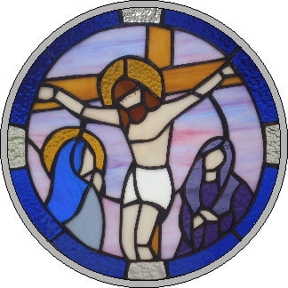 stationXII of christ stained glass pattern
