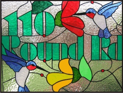 house transom window cling pattern