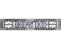 10710 transom pattern (numbers for stained glass) (image for) 10710 transom pattern (numbers for stained glass)