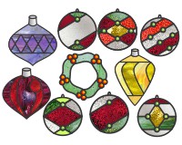 10 christmas ornaments (mixed shapes) (image for) 10 christmas ornaments (mixed shapes)