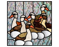 12 days of christmas - 6 geese a laying variation 7 (image for) 12 days of christmas - 6 geese a laying variation 7