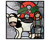 (image for) 12 days of christmas - 8 maids a milking and cow series 2 var 2