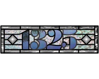 (image for) 1325 transom pattern for stained glass