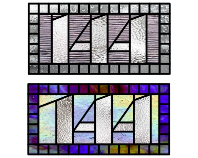 144 transom pattern (for stained glass or glass painting) (image for) 144 transom pattern (for stained glass or glass painting)