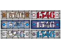(image for) 1546 transom numbers for stained glass
