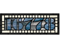 (image for) 16778 house transom pattern for stained glass