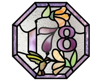 (image for) 178 hexagon border 1 stained glass pattern