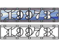 (image for) 19973 house transom pattern