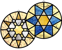 2 6-point stars (channukah or christmas) 2022 (image for) 2 6-point stars (channukah or christmas) 2022