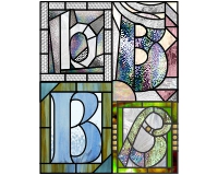 4 alphabet Bs, one panel (image for) 4 alphabet Bs, one panel