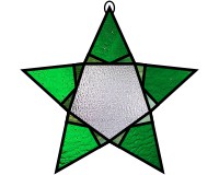 (image for) 5 point christmas star ornament 1