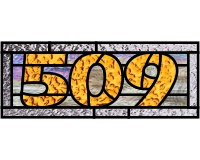(image for) 509 transom pattern comtenporary for stained glass