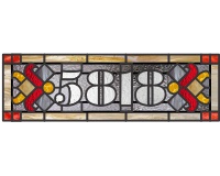 (image for) 5818 house number transom pattern