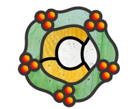 (image for) 5 inch wreath alphabet suncatcher patterns, letter C