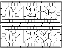 (image for) 64283 house transom pattern