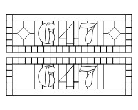 (image for) 647 house transom var 1 20 x 6