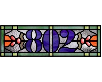 (image for) 802 house number transom
