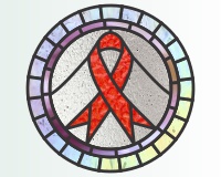 AIDS ribbon 1 (image for) AIDS ribbon 1