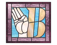 American sign language alphabet - B (image for) American sign language alphabet - B