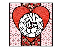 (image for) ASL V 1 heart square 1 matching quilt and stained glass pattern)