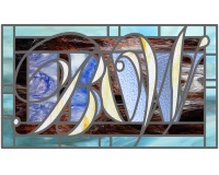 (image for) Alphabet double up B and W (custom monogram initials)