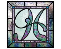 (image for) Alphabet script - H 1b, square, pattern for stained glass