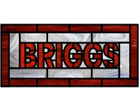 (image for) Briggs bold - font pattern for stained glass