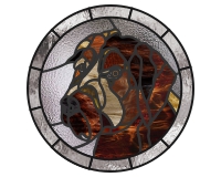 (image for) Deutsch drathaar dog border (pattern)