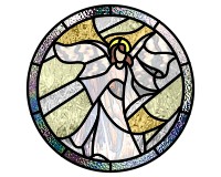 (image for) Inspiration book - inspired 1 angel round border