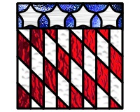 (image for) US flags, abstract 3