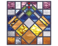 Abstract geometric rectangles complex pattern for stained glass (image for) Abstract geometric rectangles complex pattern for stained glass
