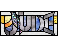 (image for) Jude 1 (africa style name pattern for stained glass)