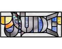 (image for) Jude 2 (africa style name pattern for stained glass)