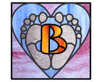 Alphabet baby feet "B" (image for) Alphabet baby feet "B"