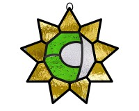 (image for) Alphabet christmas star "C"