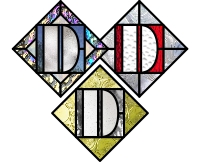 Alphabet diamond "D" 1,2,3 (image for) Alphabet diamond "D" 1,2,3